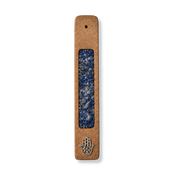 Fatima-Hand-Räucherstäbchenhalter aus Mangoholz, Lapislazuli