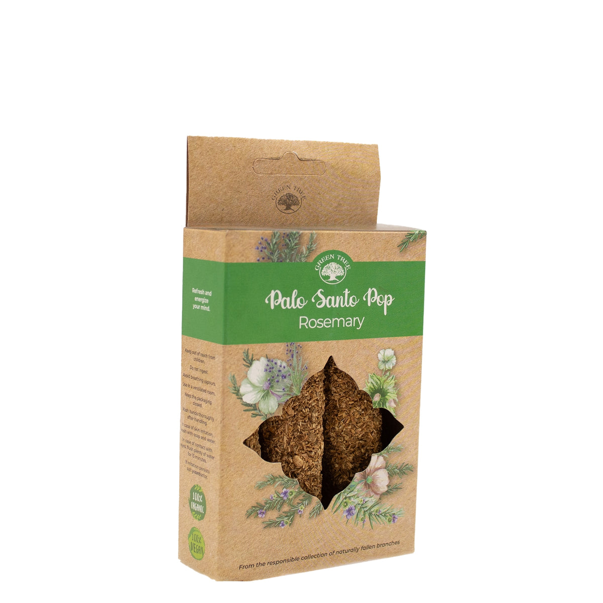 Coffret de 3 bâtonnets de Palo Santo Pop au romarin