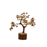 Tiger Eye Confidence Gem tree Small