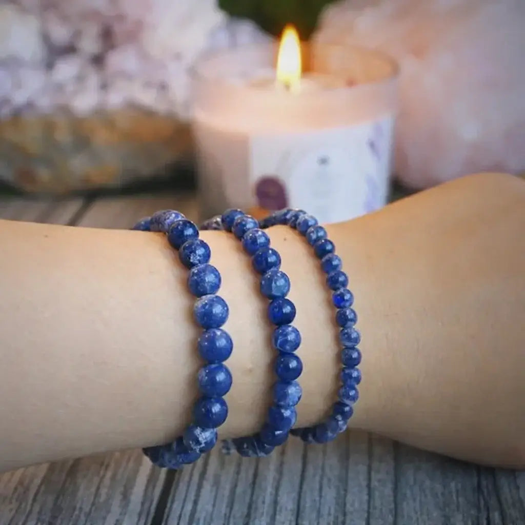 Sodalite bracelet 4mm - Italy