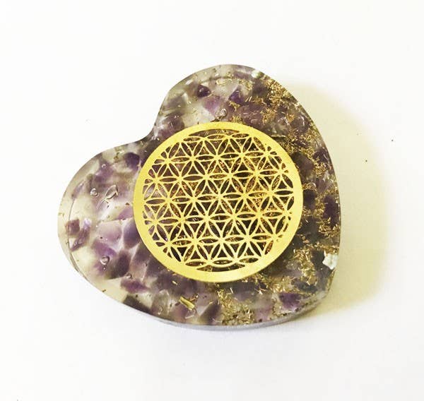 Orgone Heart-Spiral-Amethyst