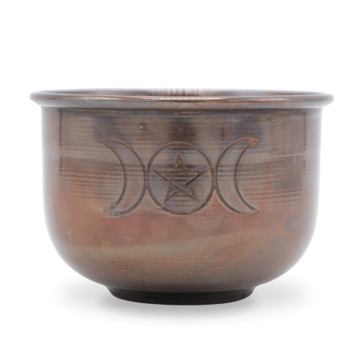 Offering Bowl Triple Moon & Star With Sand