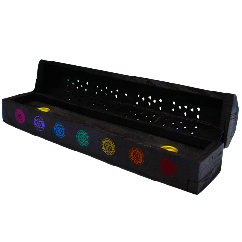 Green Tree Incense box 7 Chakra Black