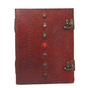 Leather Journal 7 Chakras 25x33cm