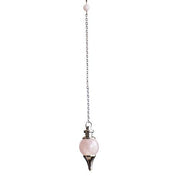 Rose Quartz Sphere Pendulum 4cm