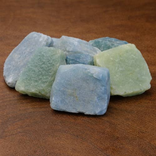 Raw Aquamarine 'A' rough stone 1kg - Madagascar