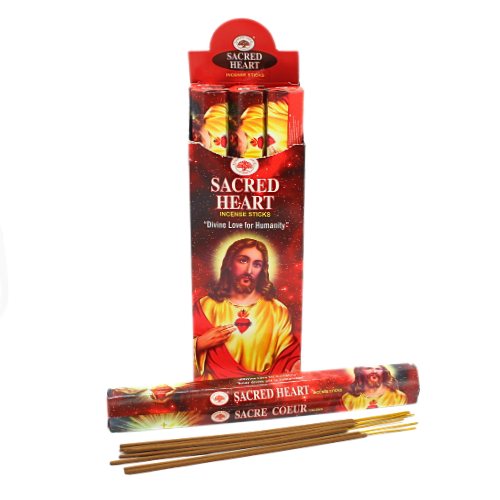 Green Tree Sacred Heart Hexa Incense Sticks