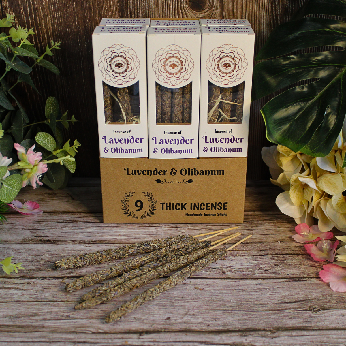 Green Tree Lavender & Olibanum Botanical Incense
