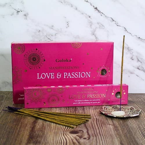 Goloka Manifestations Love & Passion Gemstone Incense