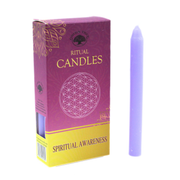 Green Tree Ritual Candles Spiritual Awareness 10 pack