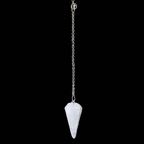 Rock crystal conical pendulum 3.5cm