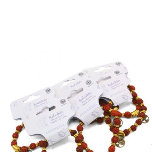 Rudraksha Bracelet - Tree of Life, 6 pcs