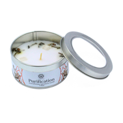 Green Tree Gemstone Candle Purification White Sage 70g