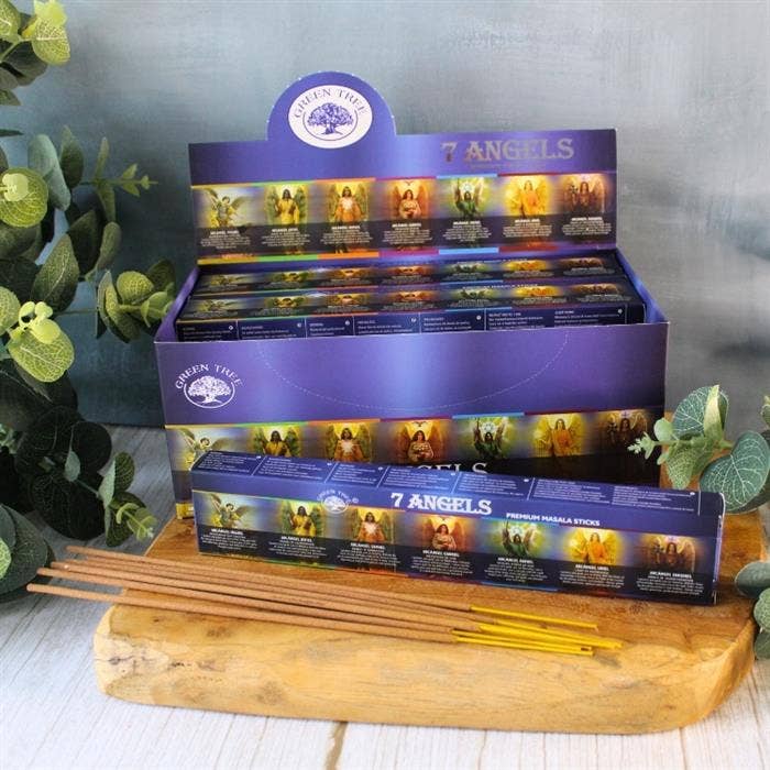 Green Tree 7 Angels Natural Incense 15 grams