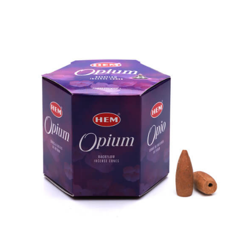 HEM Backflow Cones Opium (12 packs x 40 pcs)