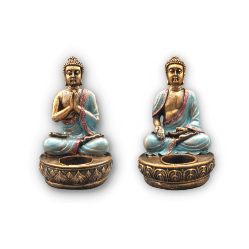 Buddha Candle Holder Set of 2 pcs