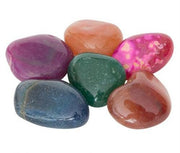 Agate colored mix Brazil  250 gram
