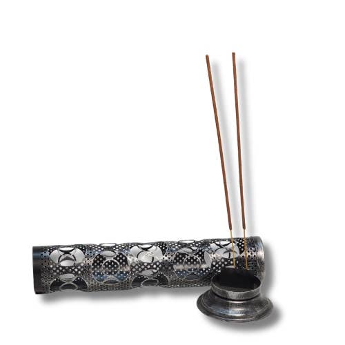 Iron Incense Tower Burner Triple Moon
