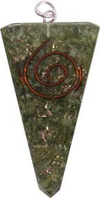 ORGONE POINT PENDANT - EPIDOT