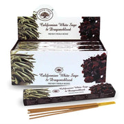 Green Tree Californian White Sage & Dragonsblood Incense 15g