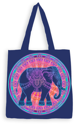 Tote Bag Elephant 36X40 cm