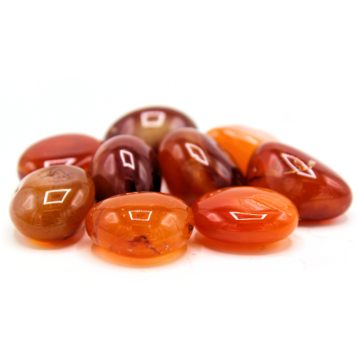 Carnelian 'AB' Tumbled Stones 200 gr