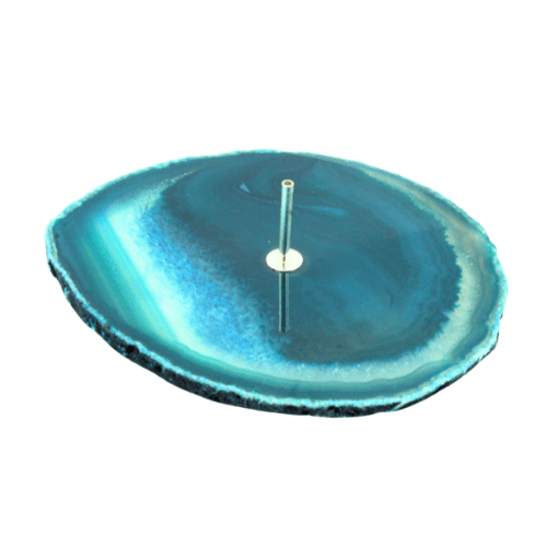 Incense holder Agate Turquoise (Green and Blue)