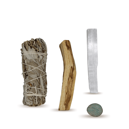 Energy Cleansing Smudge Kits w/ Amazonite