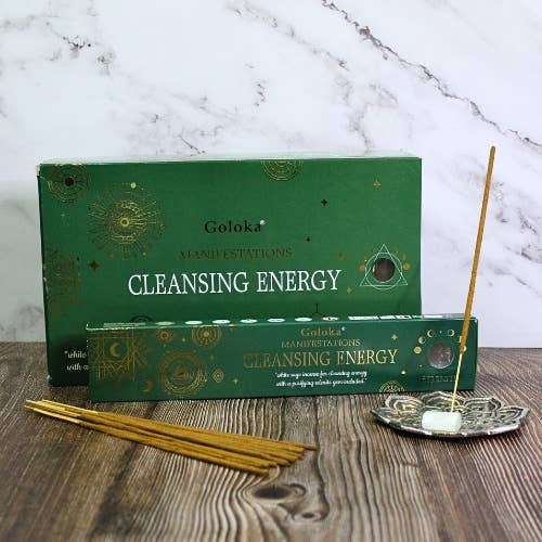 Goloka Manifestations Cleansing Energy Gemstone Incense