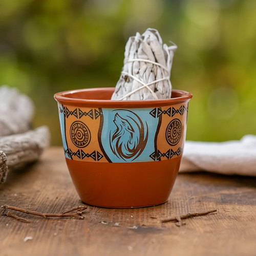 Ceramic Smudge Holder Dreamcatcher