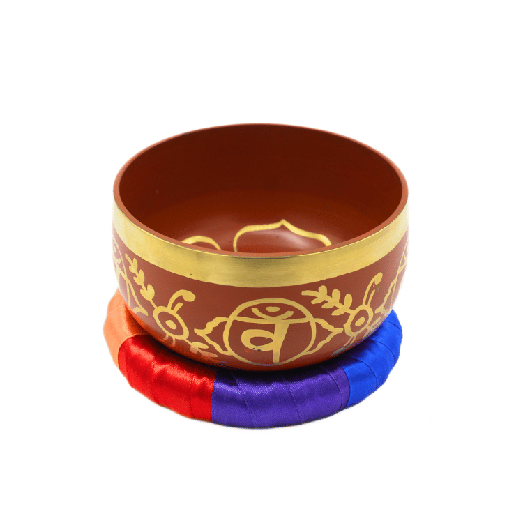 Sacral Chakra Singing Bowl Orange - 5 inch