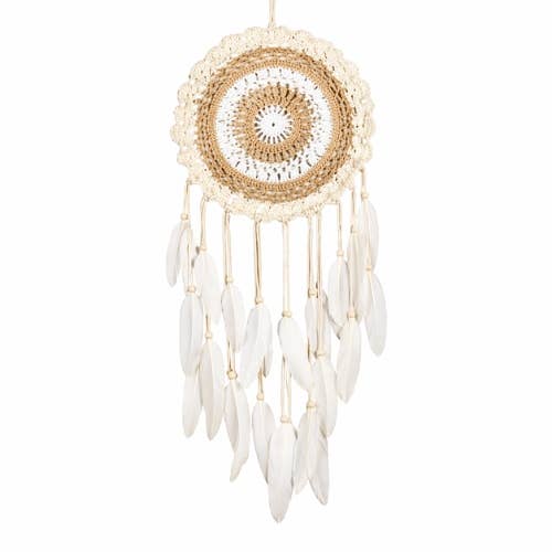 Classic Dreamcatcher pastel pink colour knitted