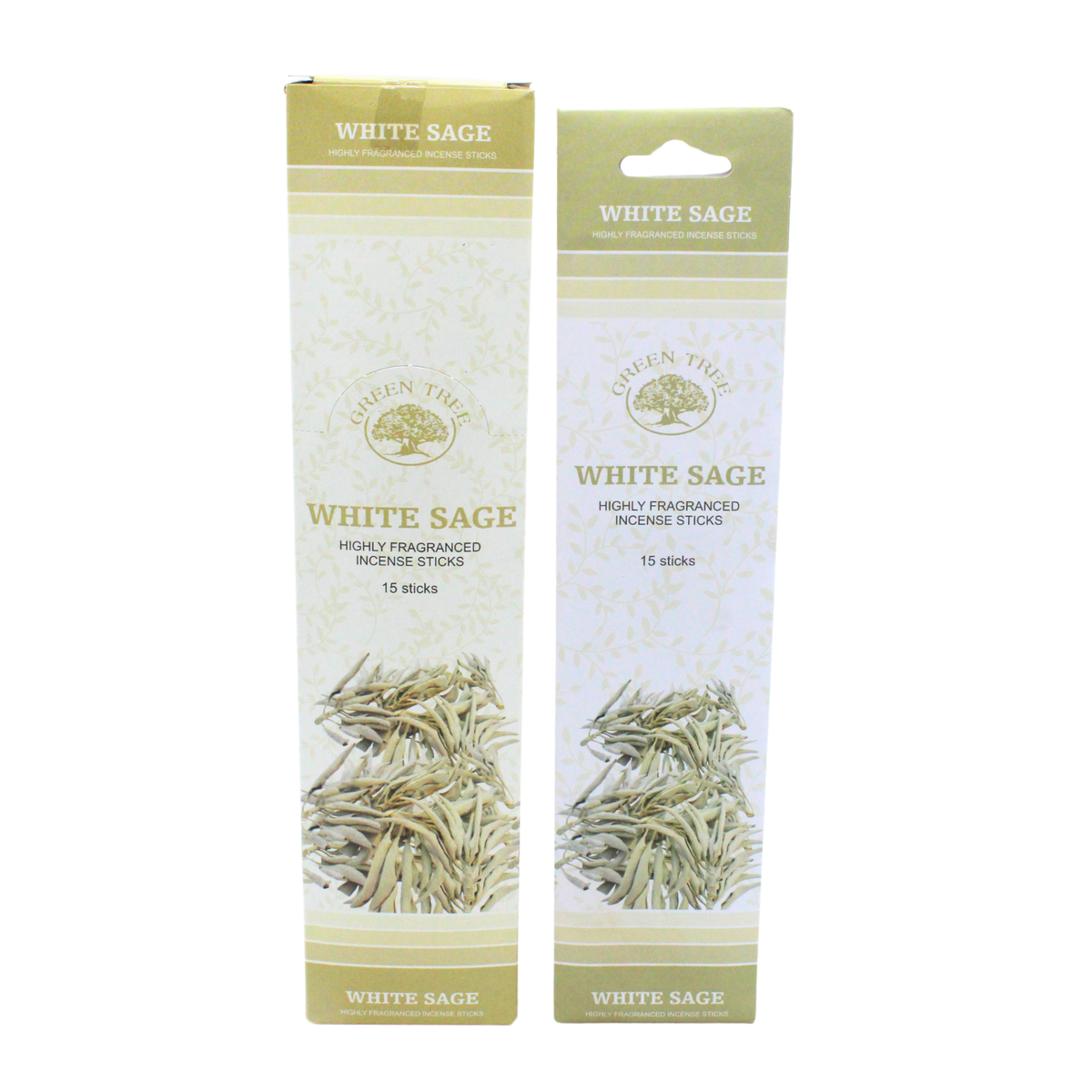 Green Tree White Sage Incense 15 Sticks