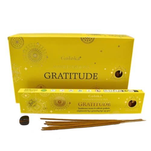 Goloka Manifestations Gratitude Gemstone Incense