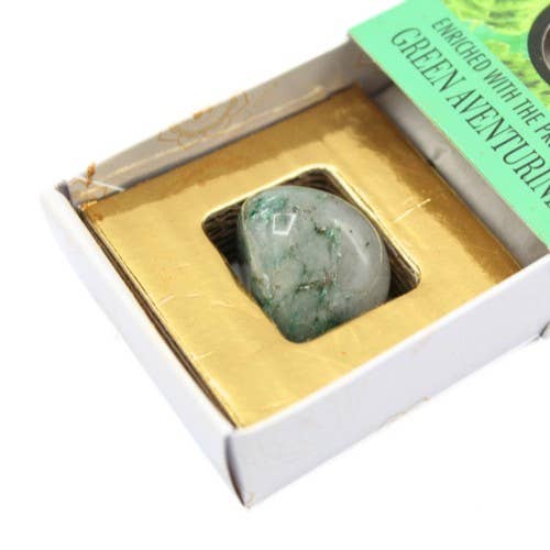Green Tree Gemstone Incense Good Luck - Green Aventurine