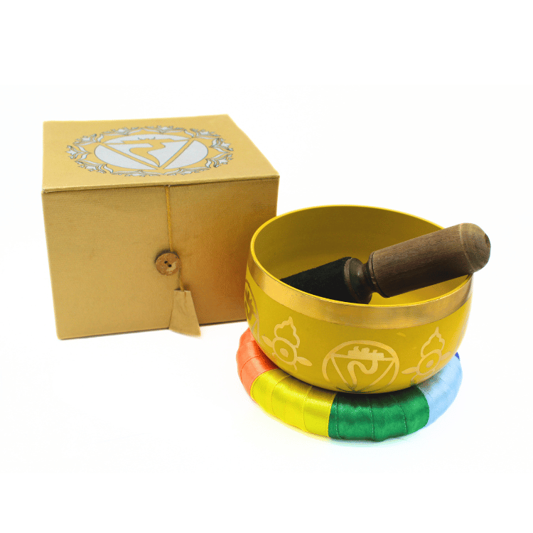 Solar Plexus Chakra Singing Bowl Yellow - 5 inch
