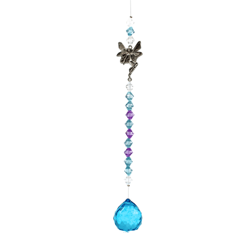 Suncatcher Hanging Turquoise Beads Fairy