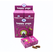 Green Tree Happy Yoga Backflow Incense Cones (pack of 12)