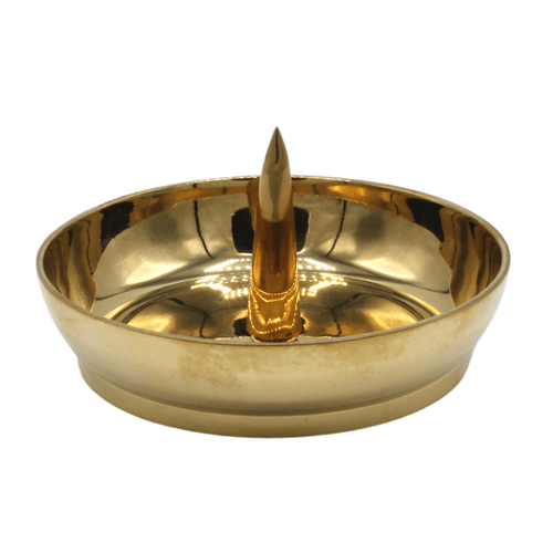 Candle Holder for Altars rounded 8 cm
