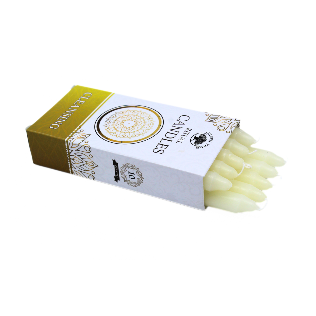 Green Tree Ritual candles Cleansing 10 pack