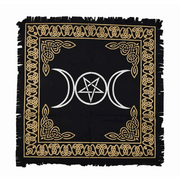 Cotton Altar cloth Triple Moon 60x60 cm