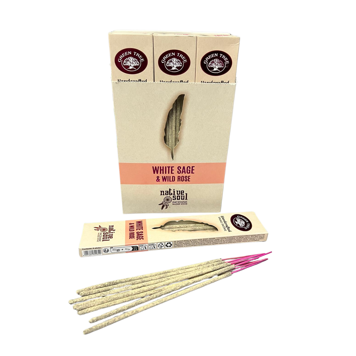 Smudge Incense Native Soul White Sage & Wild Rose 15gr