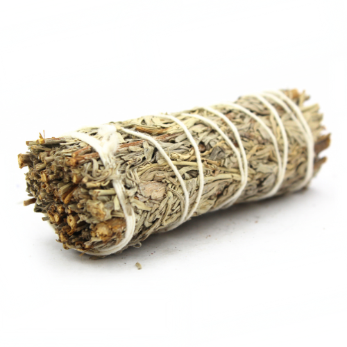 Healing Blue Sage Smudge Stick 10 cm with Label