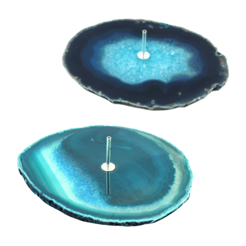 Incense holder Agate Turquoise (Green and Blue)