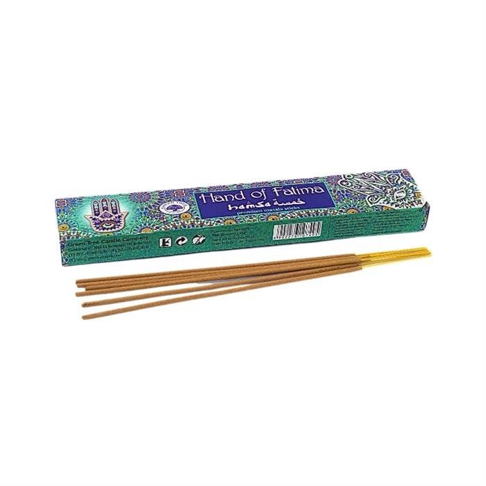 Green Tree Hand Of Fatima Natural Incense 15 grams
