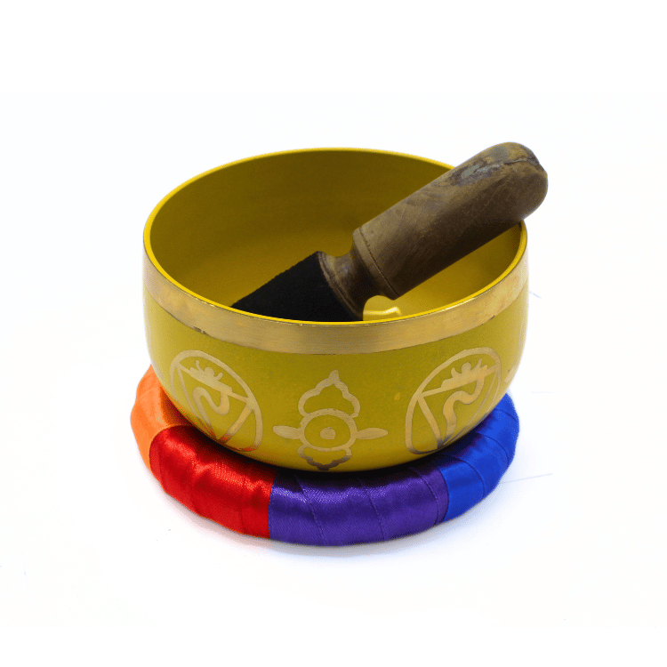 Solar Plexus Chakra Singing Bowl Yellow - 5 inch