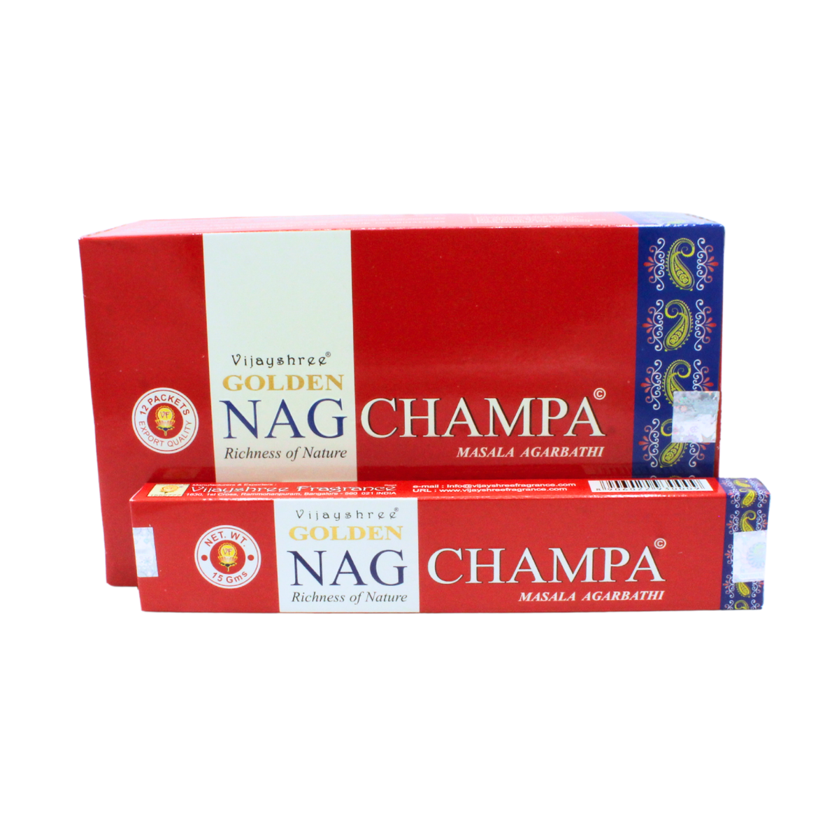 Golden Nag Champa Incense 15 grams