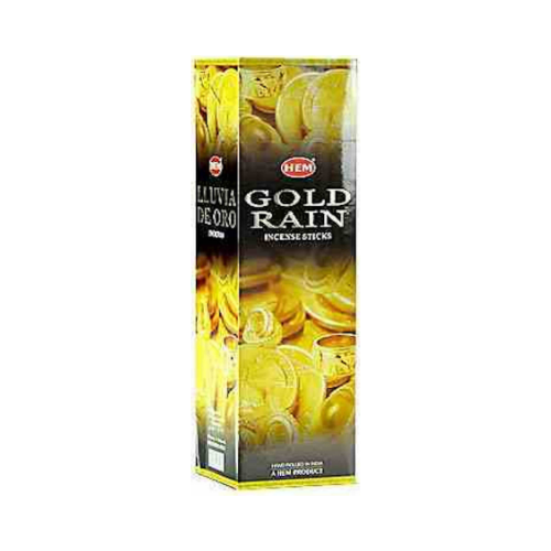 Hem Gold Rain Square (25 x 8 Sticks)