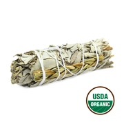 White Sage & Sweetgrass Smudge Stick 10cm (price per pc)