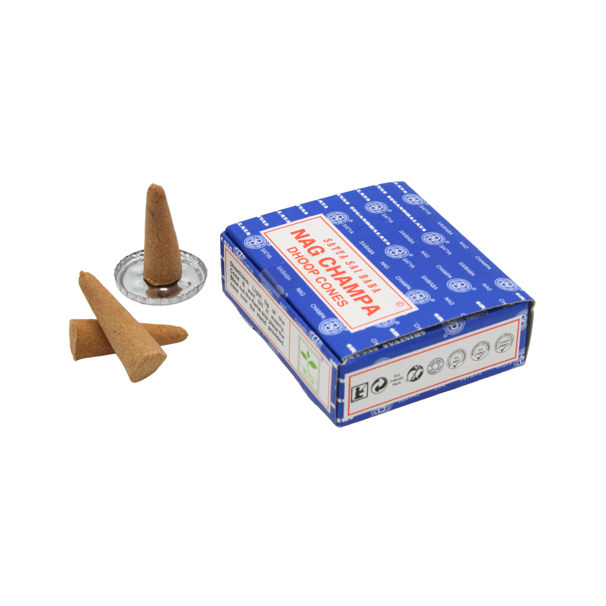 Satya Nag Champa Cones 12 small boxes